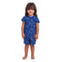 Girls summer pajama set Space t-shirt + Shorts